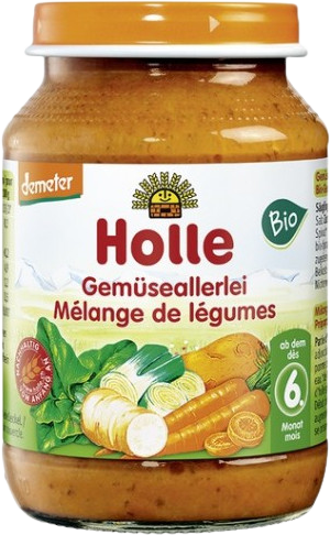 Holle bio detská desiata Zeleninová zmes 190 g