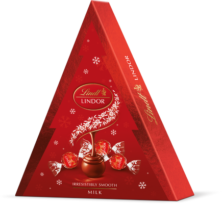 Lindt LINDOR Vianočný stromček Mix 125 g