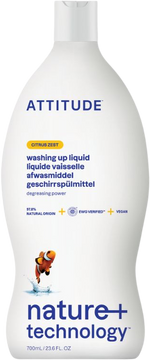 Attitude Prostriedok na umývanie riadu s vôňou citrónovej kôry 700 ml