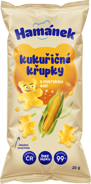 Hamánek Kukuričné krupky s morskou soľou 20 g