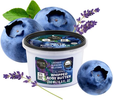 Organic Shop Sleeping Upokojujúce šľahané telové maslo For Tender Sleep 250 ml