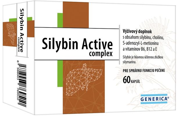 Generica Silybin Active complex 60 kapsúl