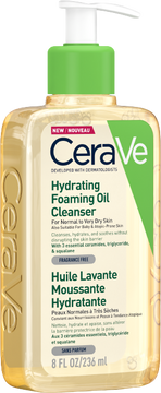 CeraVe Hydratačný čistiaci penivý olej s obsahom 3 esenciálnych ceramidov a lipidov 236 ml