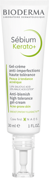 Bioderma Sébium Kerato+ gél-krém na akné s vysokou toleranciou 30 ml