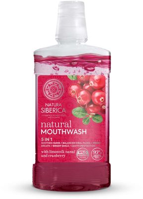 Natura Siberica Prírodná ústna voda s Limonnikom nanai a brusnicami 520 ml