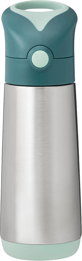 B.box Termoska na pitie so slamkou - emerald forest 500 ml