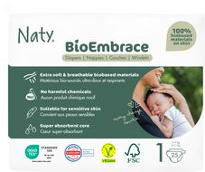 Eco by Naty Plienky Newborn 2 - 5 kg, 25 ks