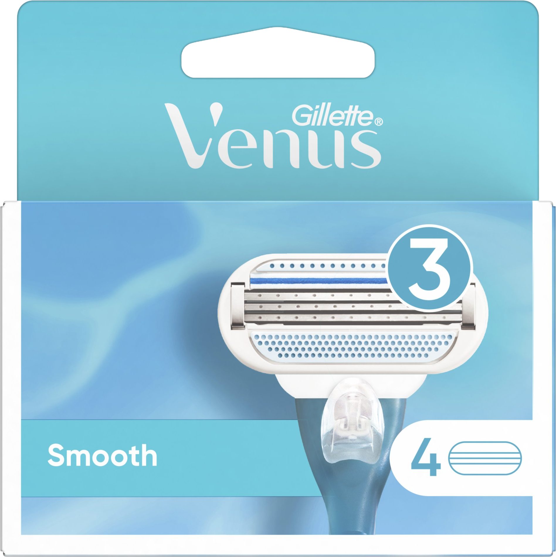 Gillette Venus Venus Smooth Náhradné hlavice 4 ks