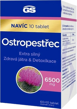 GS Pestrec 6500 mg, 60 + 10 tablet