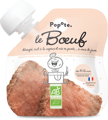 Popote Kapsička BIO hovädzie mäso 60 g
