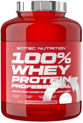 Scitec Nutrition 100% Whey Protein Professional jahoda 2350 g