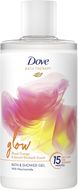 Dove Bath Therapy Glow pena do kúpeľa a sprchový gél 400 ml