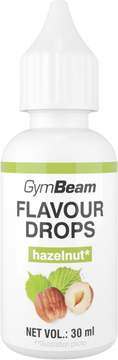 GymBeam Flavor Drops hazelnut 30 ml