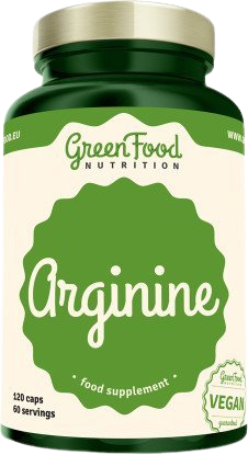 GreenFood Nutrition Arginín 120 kapsúl