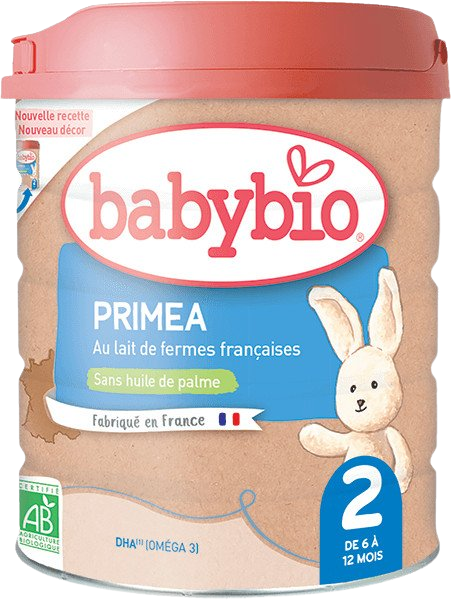 Babybio Primea 2 Pokračovacie dojčenské bio mlieko 800 g