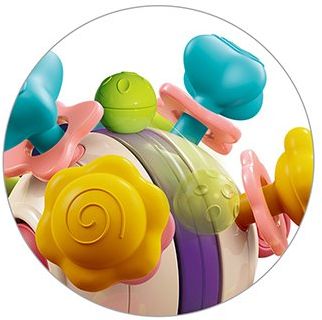 BabyOno Hračka senzorická s kousátkom Star ball 0m+