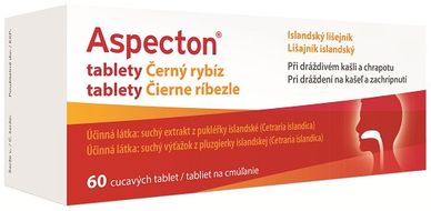 Aspecton na kašel černý rybíz 60 tablet 60 ks