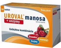 Walmark UROVAL manosa + Enzýmy 30 tabliet