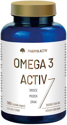 Pharma Activ Omega 3 Aktív 180 mäkkých kapsúl