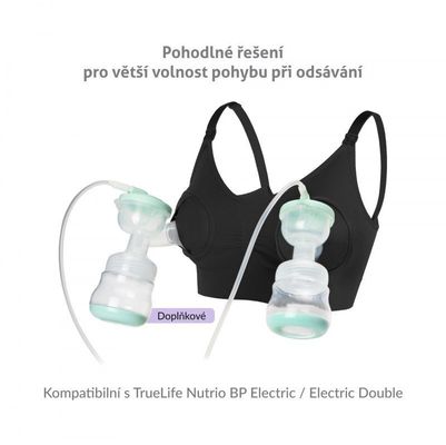 TrueLife Nutrio Bra XL Dojčiacia podprsenka s uchytením k odsávačke mlieka