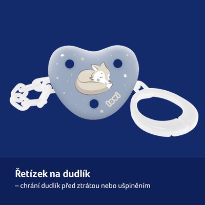 LOVI Retiazka na cumlík NIGHT&DAY chlapec