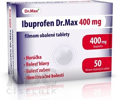 Ibuprofen Dr.Max 400 mg tbl flm 1x50 ks