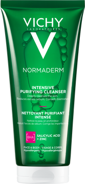 Vichy Normaderm Phytosolution Gel Čistiaci gél pre pleť so sklonom k akné 200 ml
