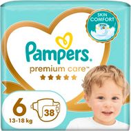 Pampers Premium Care S6, 13+kg 38 ks