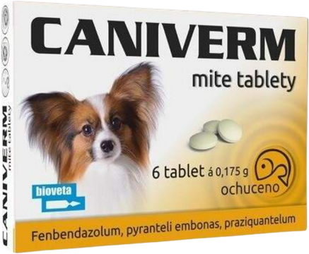 Caniverm mite 6 tabliet