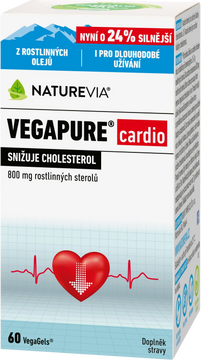NatureVia Vegapure cardio 800 mg 60 kapsúl