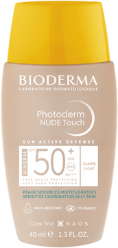 Bioderma Photoderm NUDE Touch MINERAL svetlý SPF 50+ 40 ml