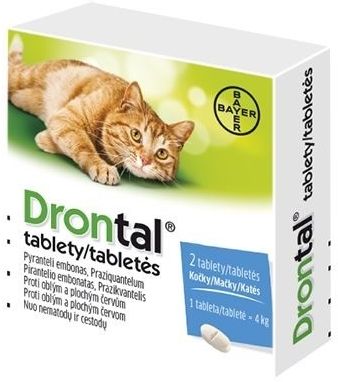 Drontal pre mačky tablety 2 tabliet
