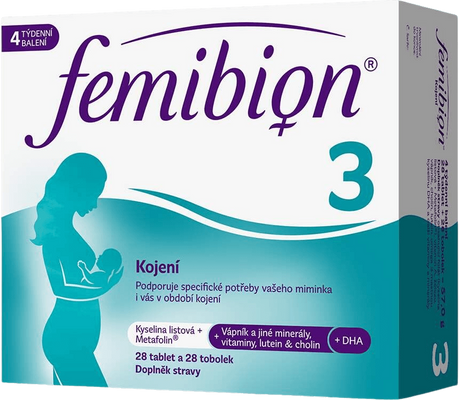 Femibion 3 Dojčenie 28 tabliet + 28 kapsúl