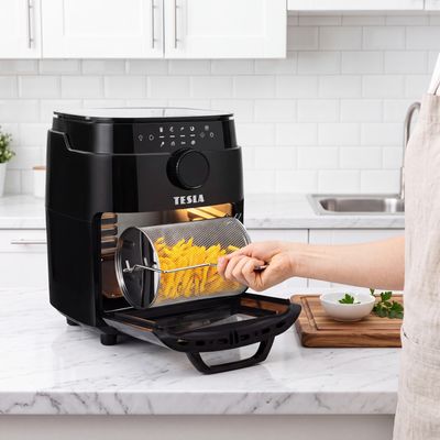 Tesla AirCook & Grill QG800 WiFi - multifunkčná digitálna teplovzdušná fritéza s grilom