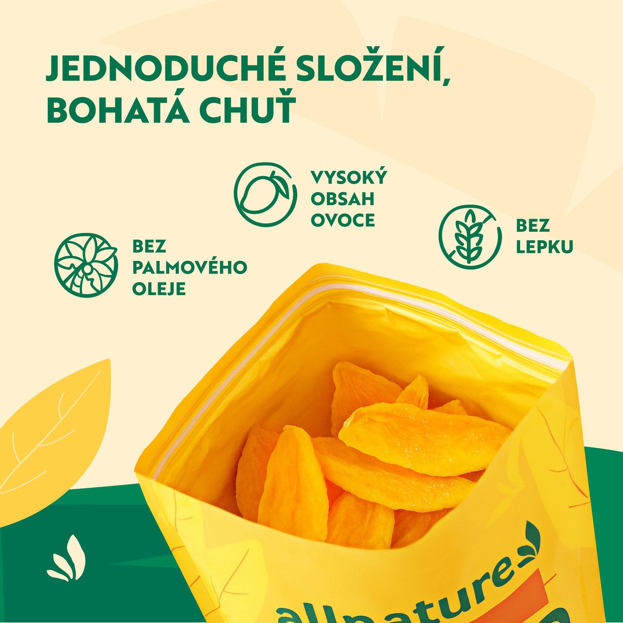 Allnature Sušené Mango exclusive 500 g