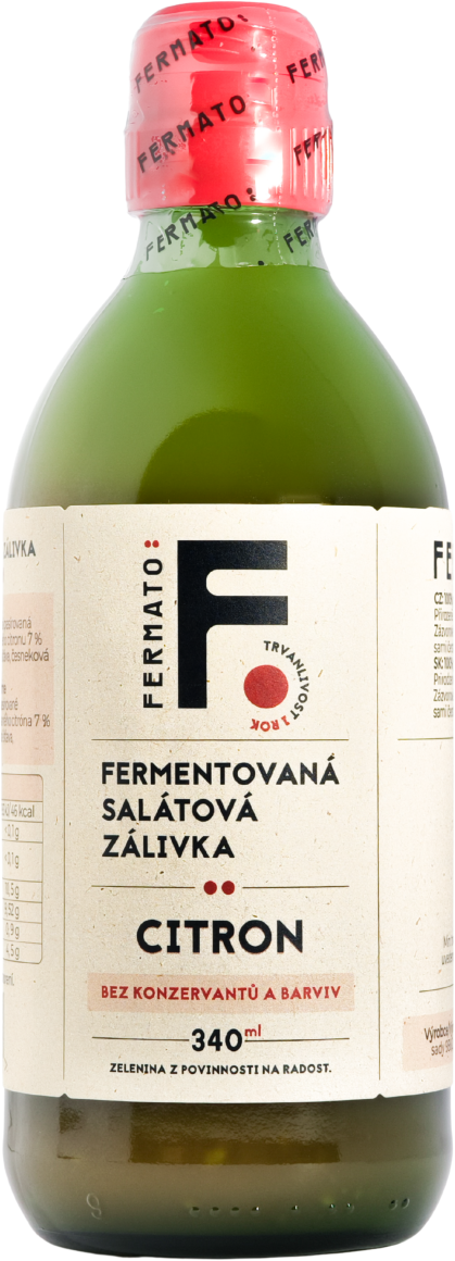 Fermato Fermentovaná paradajková zálievka - Citrón 340 ml