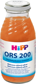 HiPP HIiP ORS 200 Mrkvovo ryžový odvar dietetická potraviny 200 ml