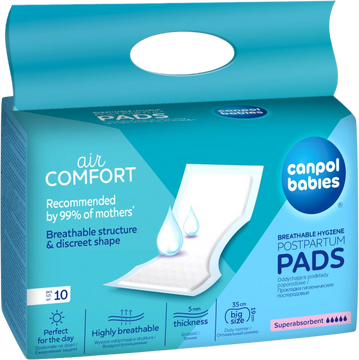 Canpol babies Superabsorbent popôrodné vložky, 10 ks