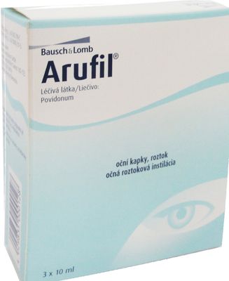 Arufil Očné kvapky 3 x 10 ml