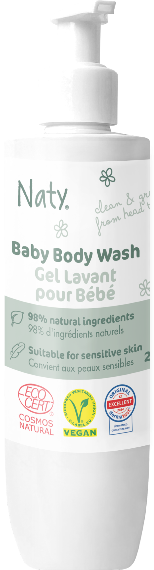 Eco by Naty Detské ECO telové mydlo 200 ml