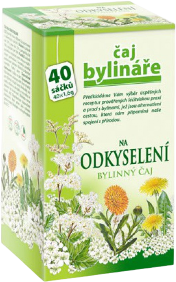 Čaj bylinkára na odkyslenie organizmu vrecká 40 x 1.6 g