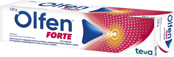 Olfen FORTE 23,2 mg/g gél 180 g