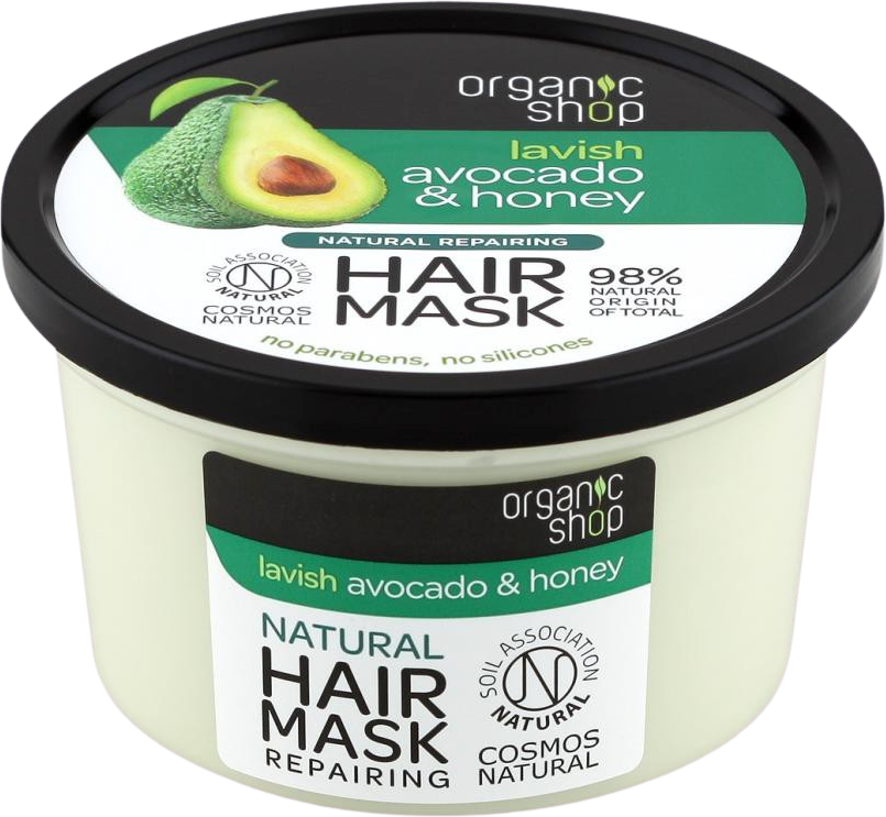 Organic Shop Maska na vlasy Avokádo & Med 250 ml