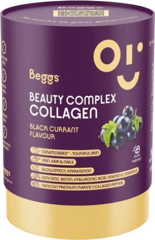 Beggs Beauty and Glow collagen Blackcurrant 30 x 5.8 g