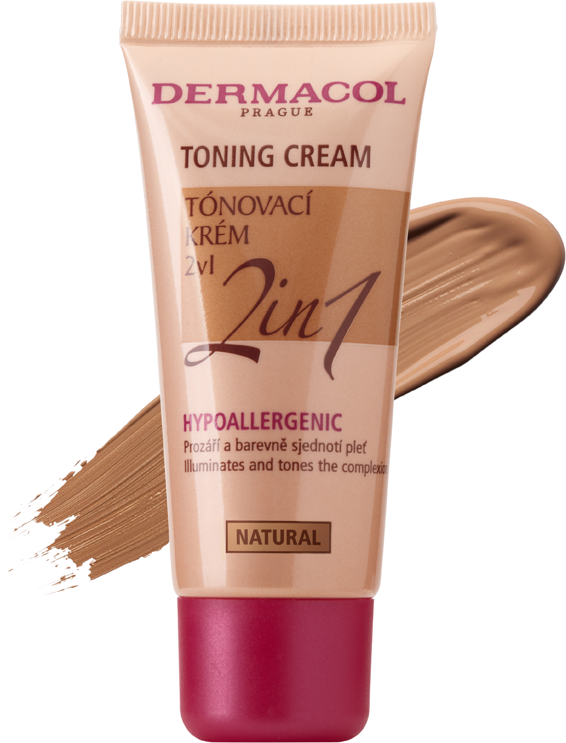 Dermacol Ľahký tónovací krém 2v1 Natural 30 ml