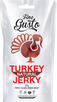 Fine Gusto Morčacie Jerky Natural 25 g