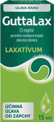 Guttalax kvapky 7,5 mg/ml 15 ml