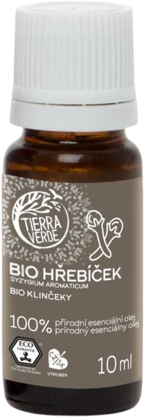 Tierra Verde Esenciálny olej BIO Klinček 10 ml