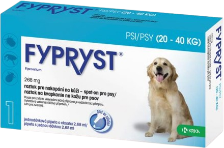 Fypryst for dogs pre psov L 20-40 kg 2.68 ml