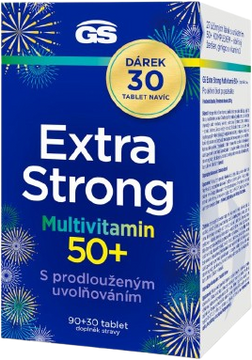 GS Extra Strong Multivitamín 50+, 120 tabliet